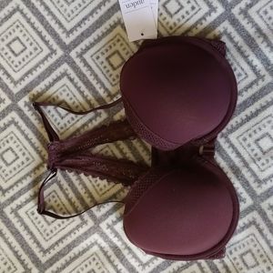 Auden Ace Demi Coverage Racerback Bra size 32DD